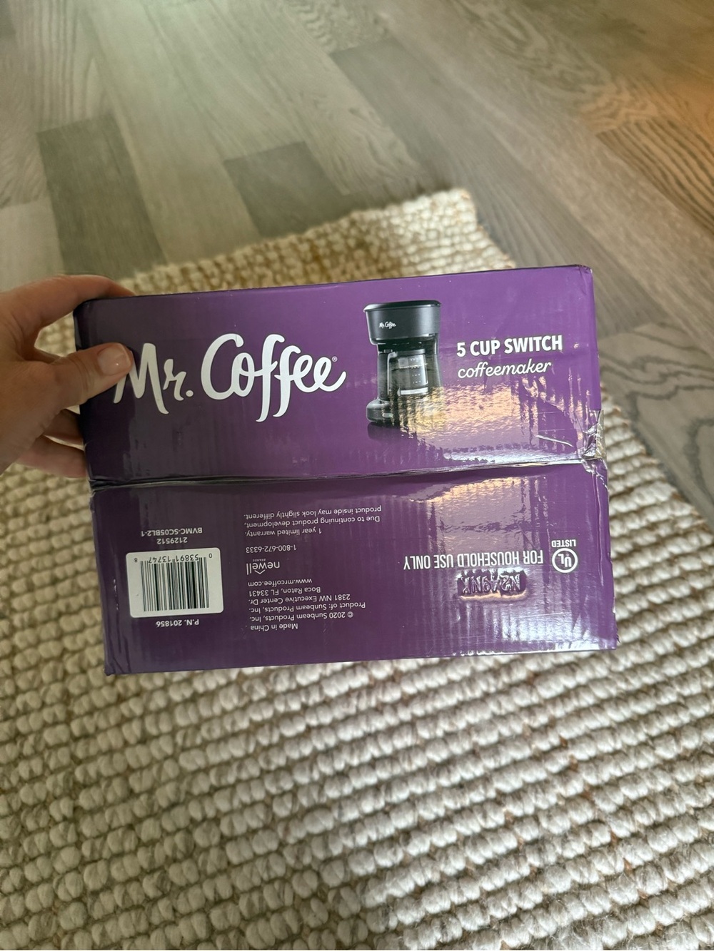 Mr. Coffee 5-Cup Mini Brew Coffee Maker - Black - Picture 2 of 5